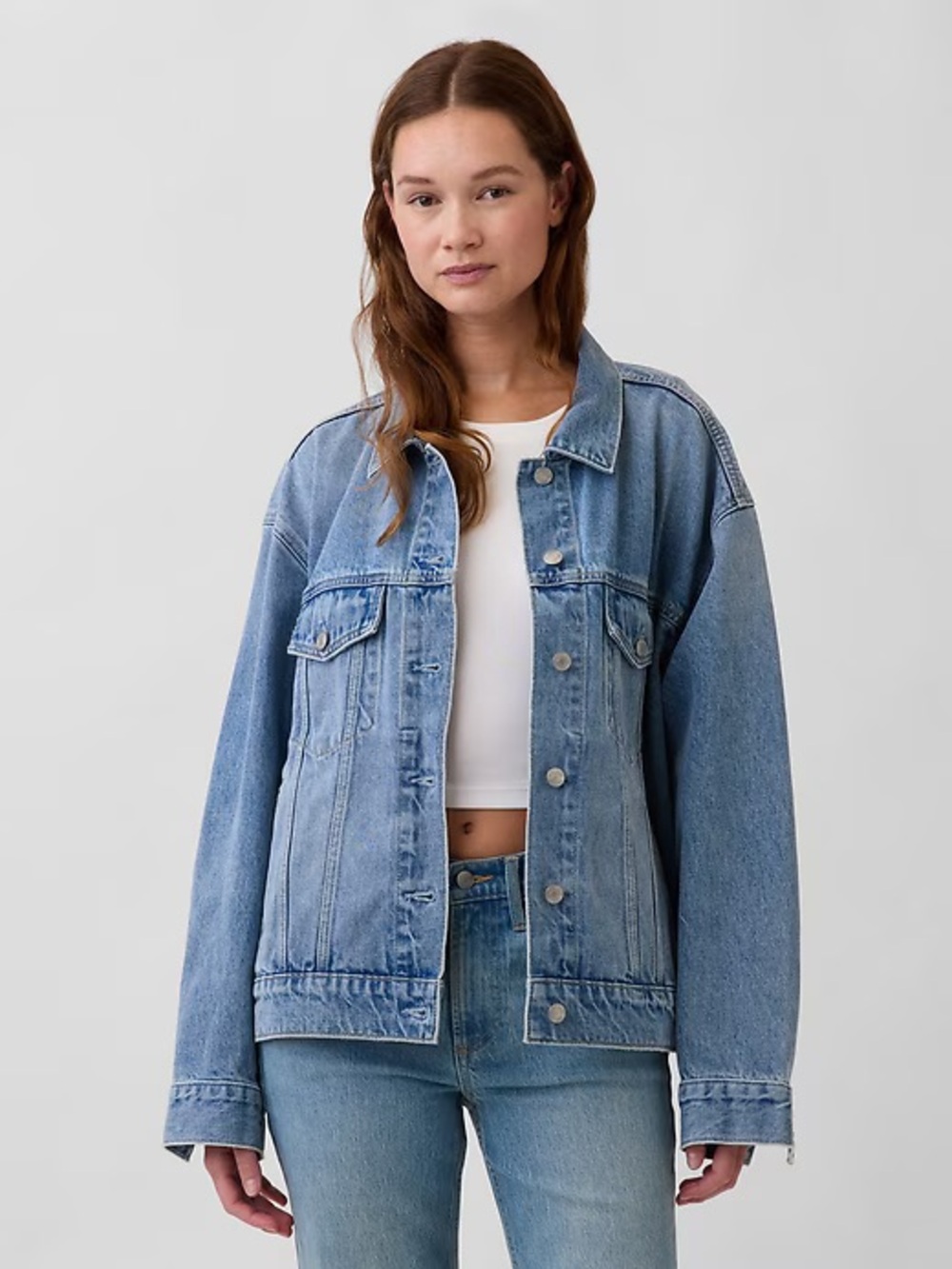GAP Iconic Oversized Denim Jacket L